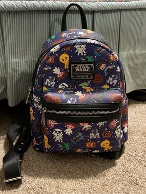 Loungefly Star Wars Mini Backpack - Multicolor Character Print